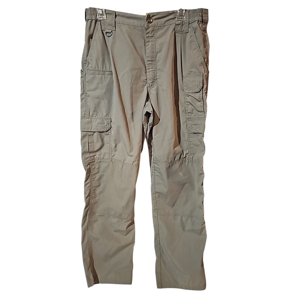 5.11 Tactical Series Pants Mens 34x32 Khaki Cargo Ripstop Utility Pants
